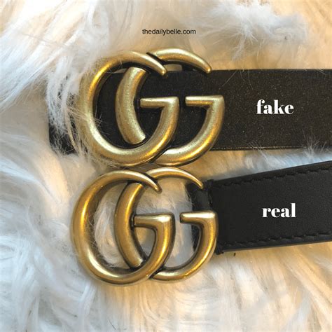 gucci belt vs fake